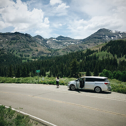 Kia Sedona in Sonora Pass