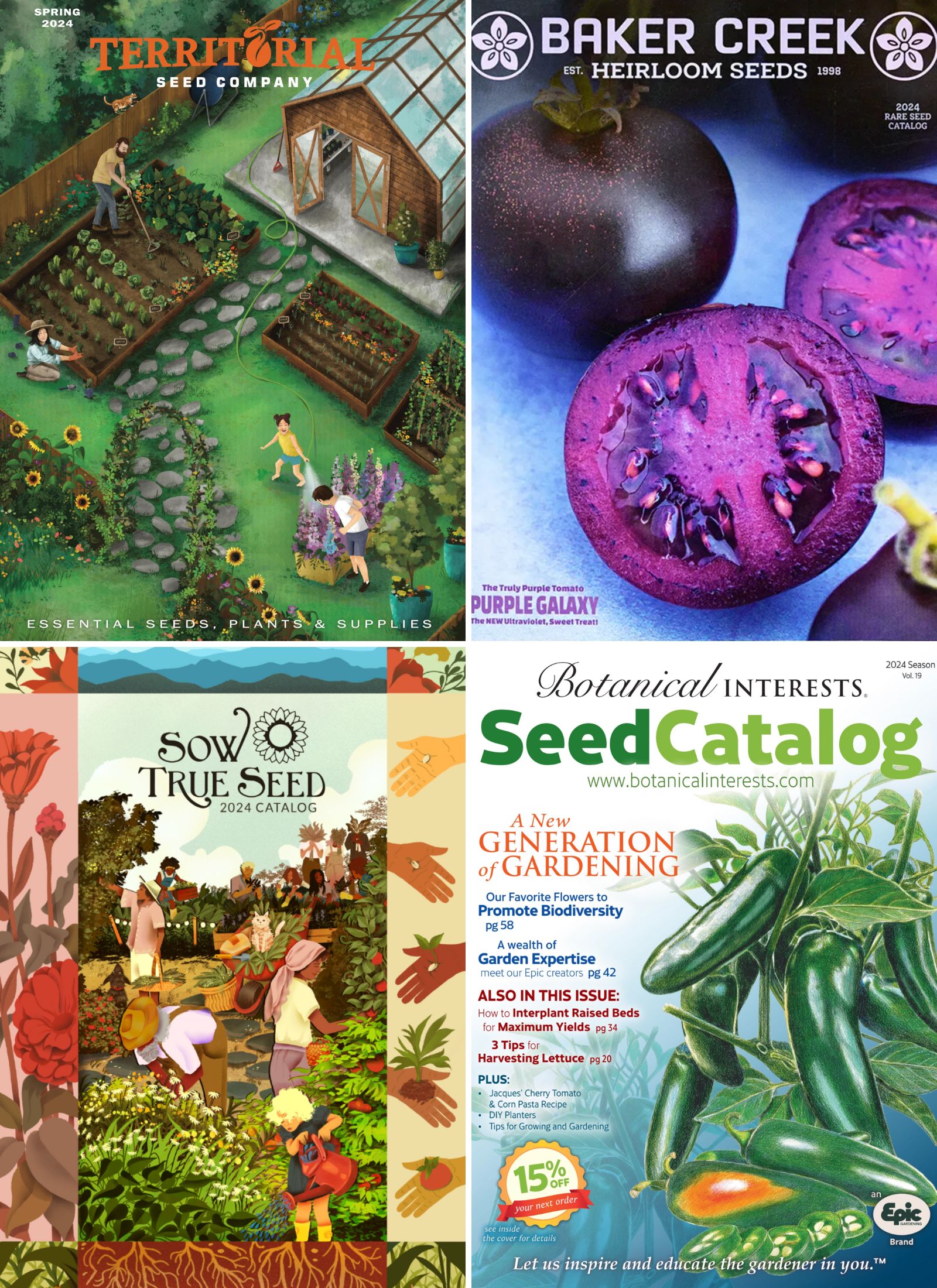 The best garden seed catalogs