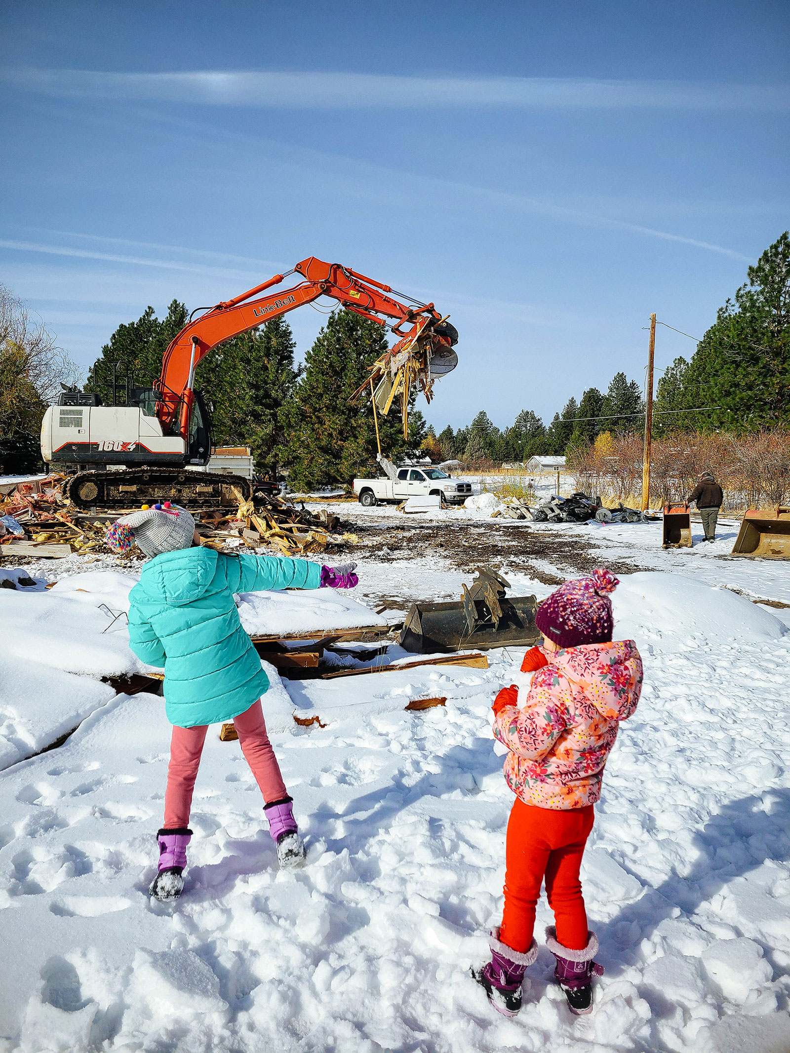 Demo day: tearing down our old house