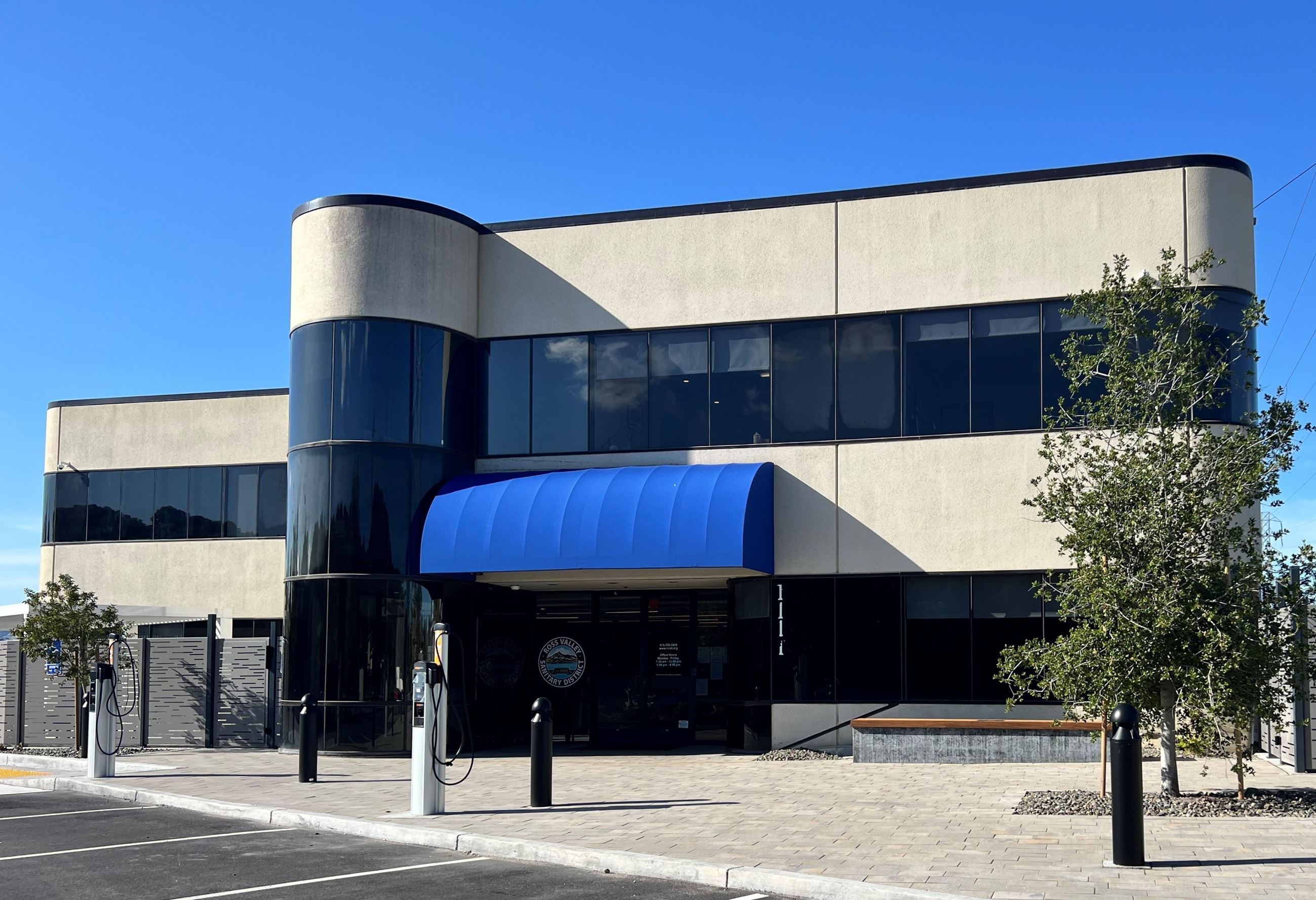 Front of building