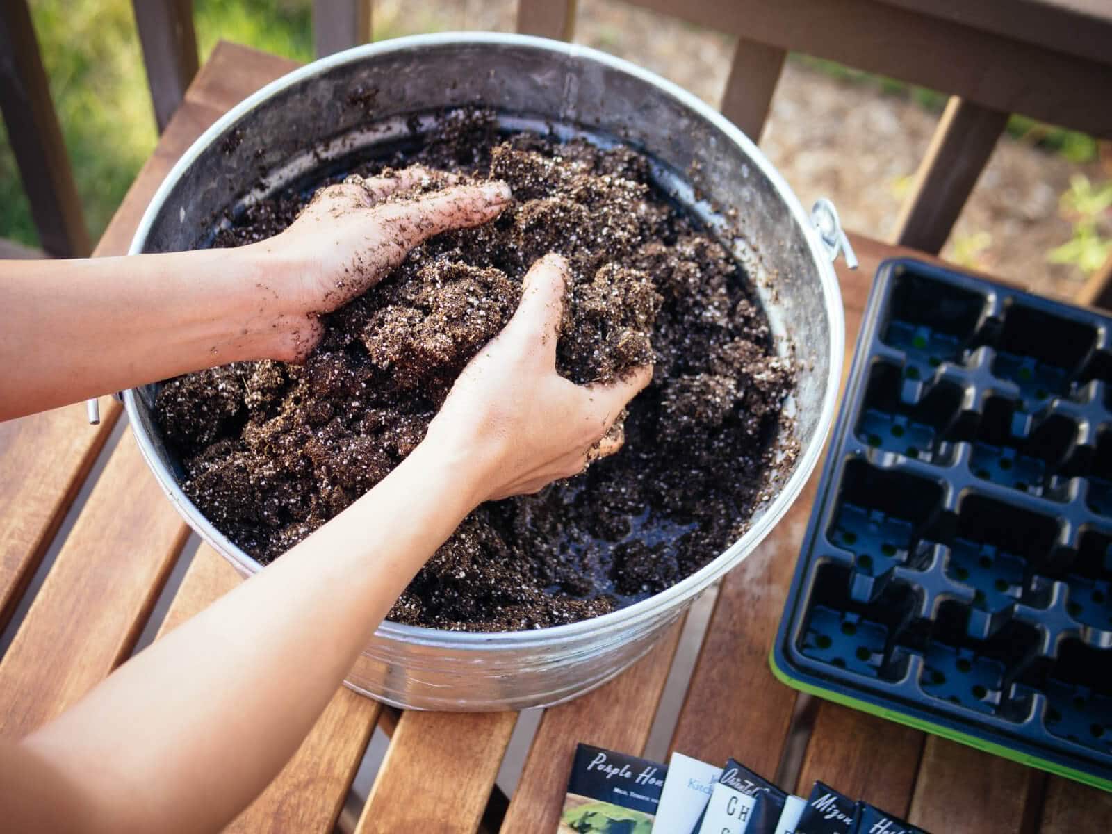 Make the best seed starting mix for dirt cheap (it's organic too)